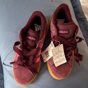 Adidas Grand Court Base 00’s Shadow Red Lucid Pink Gum